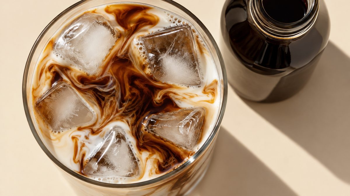 Cold brew latte
