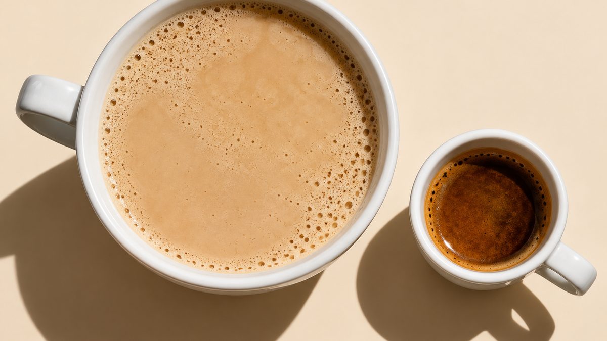 Café con leche cubain