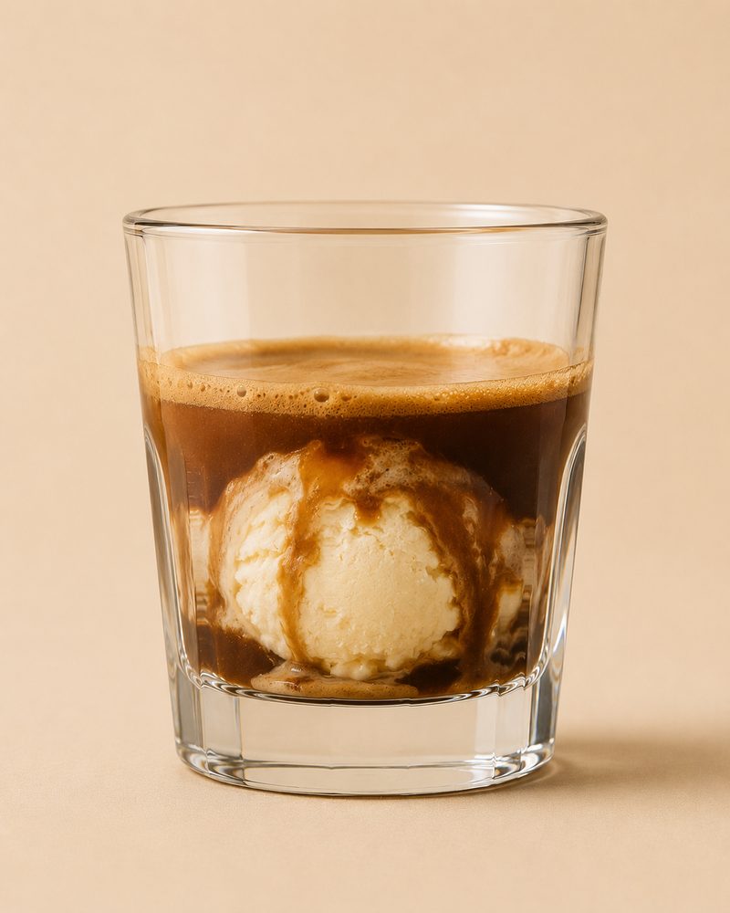Vue en coupe : Affogato
