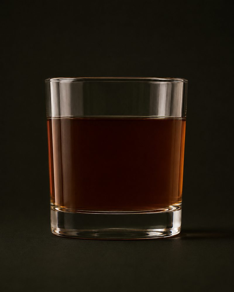 Vue en coupe : Café arrosé