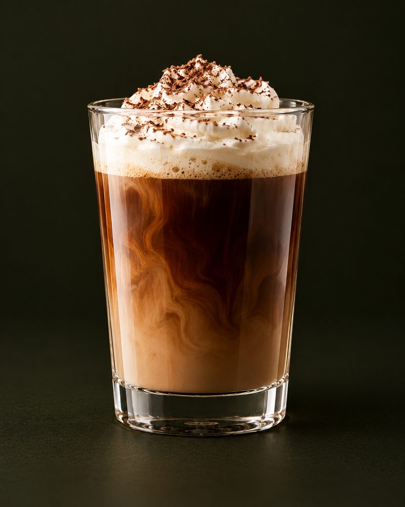 Vue en coupe : Baileys coffee