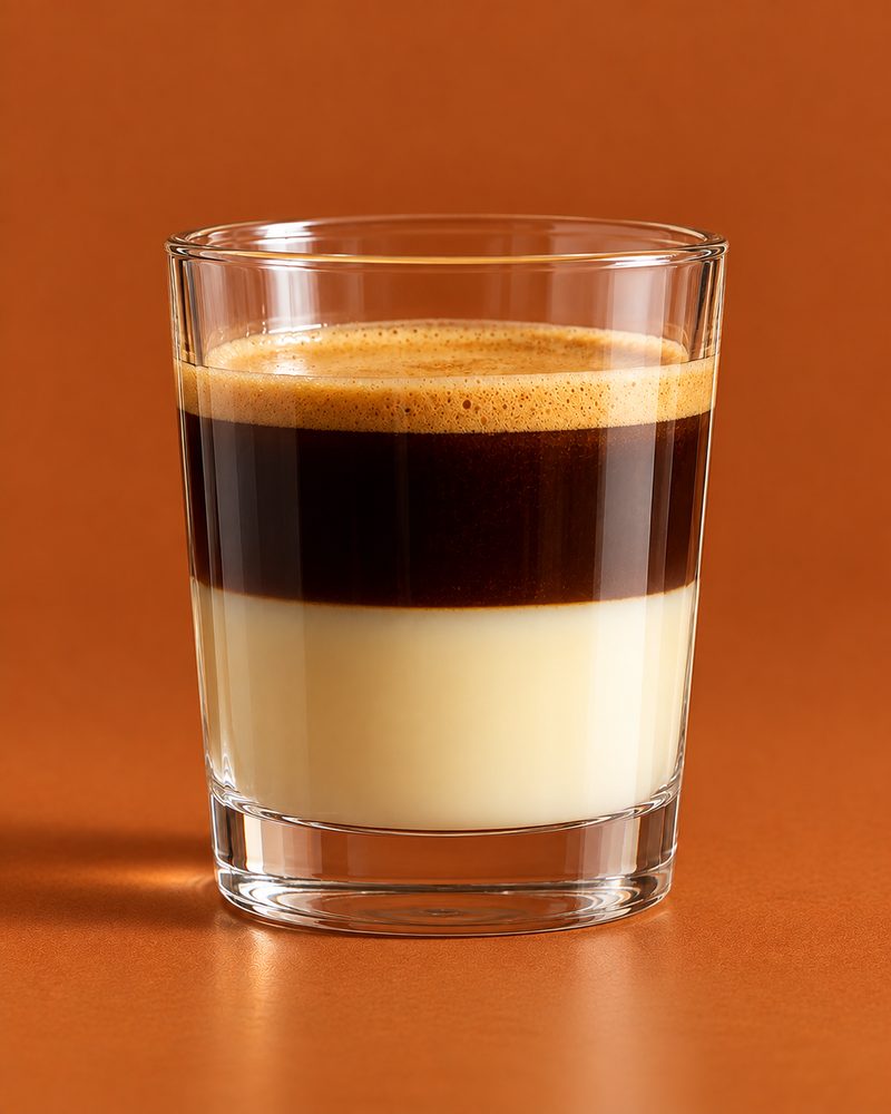 Vue en coupe : Café bombón