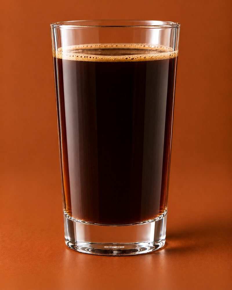 Vue en coupe : Café à la chicorée