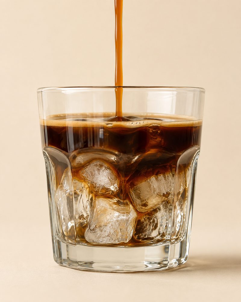 Vue en coupe : Café con hielo