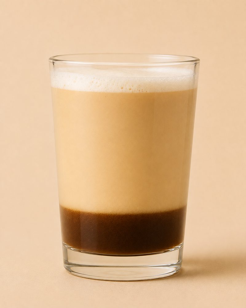 Vue en coupe : Café crème
