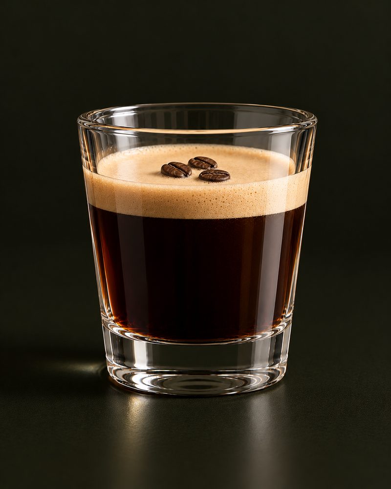 Vue en coupe : Espresso martini
