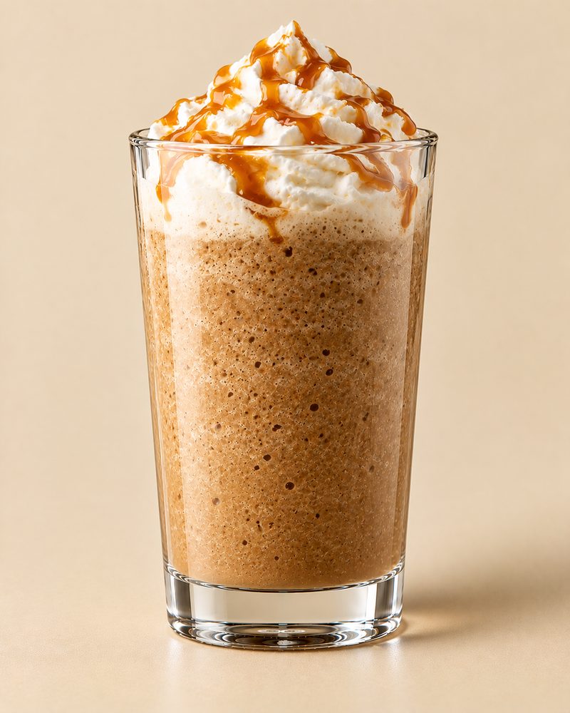 Vue en coupe : Frappuccino maison