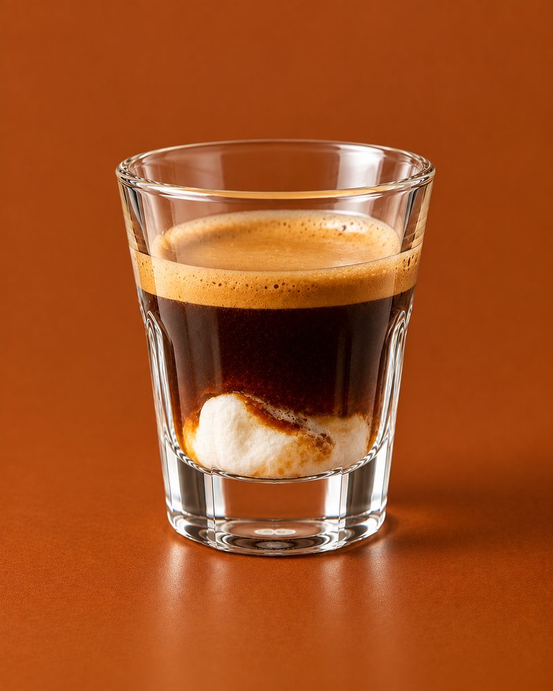 Vue en coupe : Café gommosa
