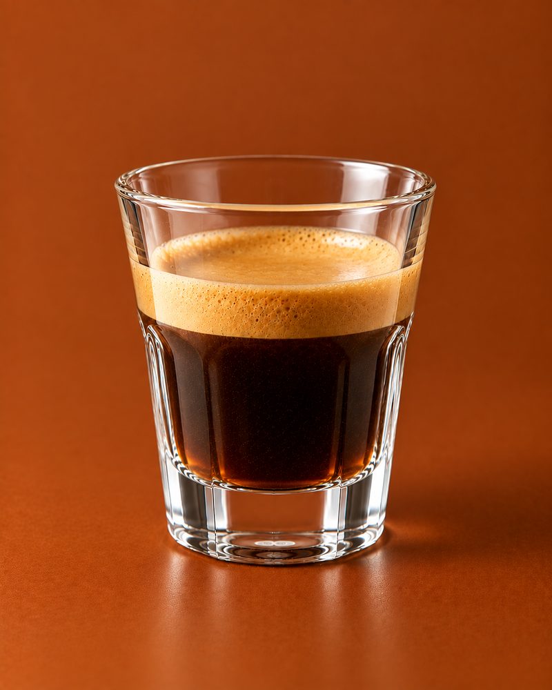 Vue en coupe : Café gourmand