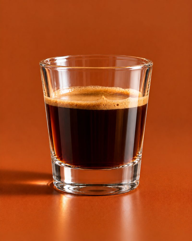 Vue en coupe : Café à l'italienne