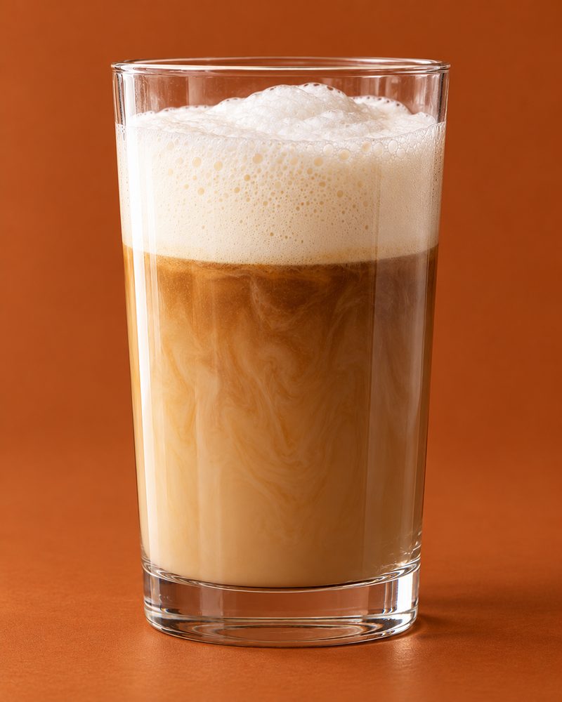 Vue en coupe : Café lechero