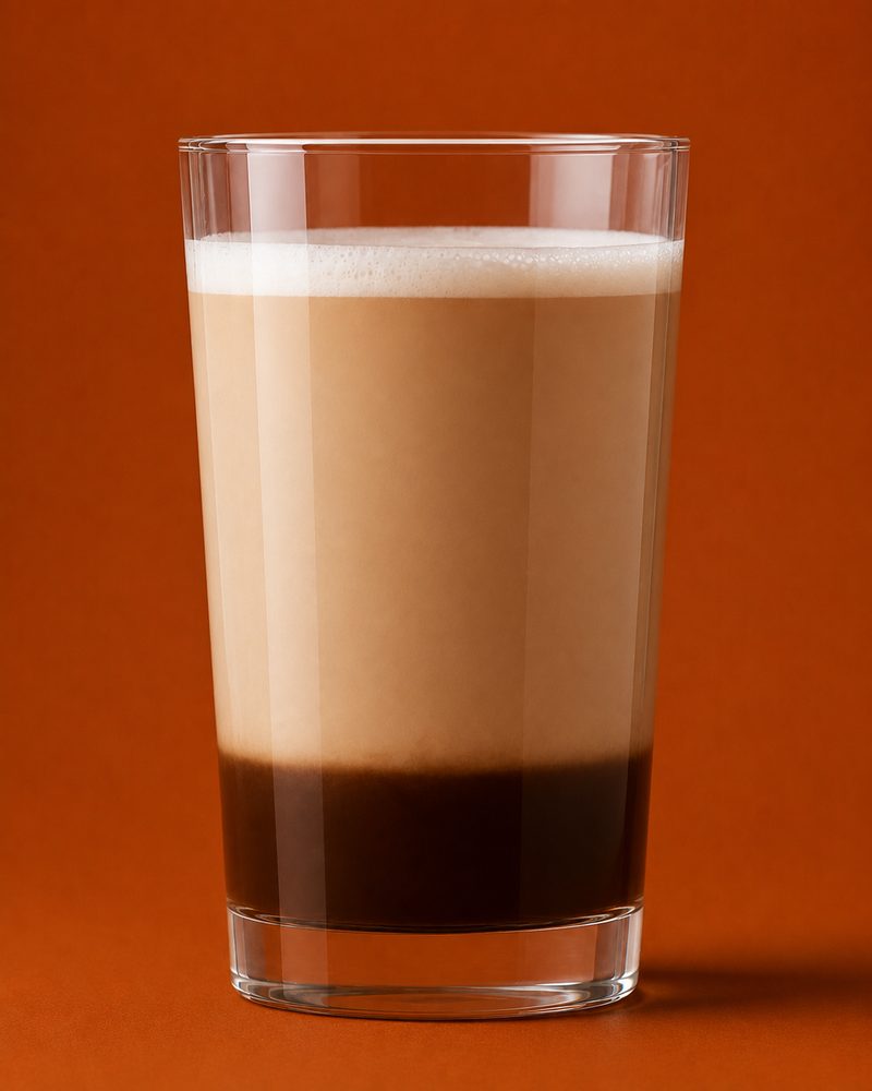 Vue en coupe : Café moka
