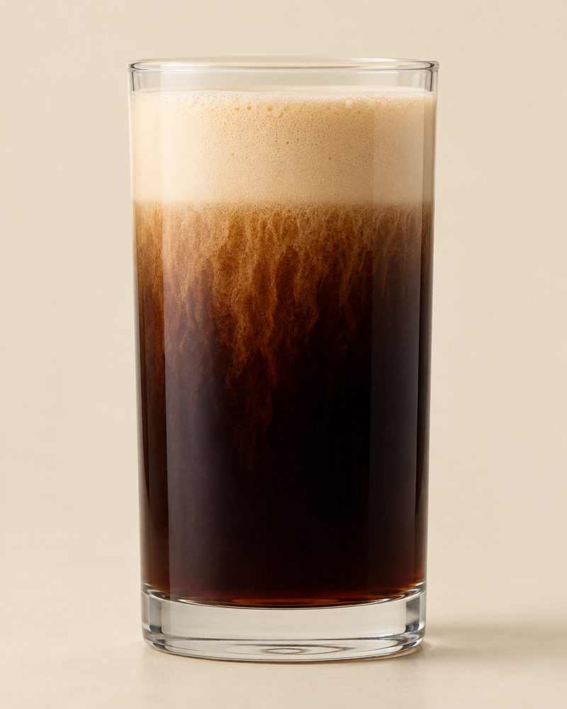 Vue en coupe : Nitro cold brew