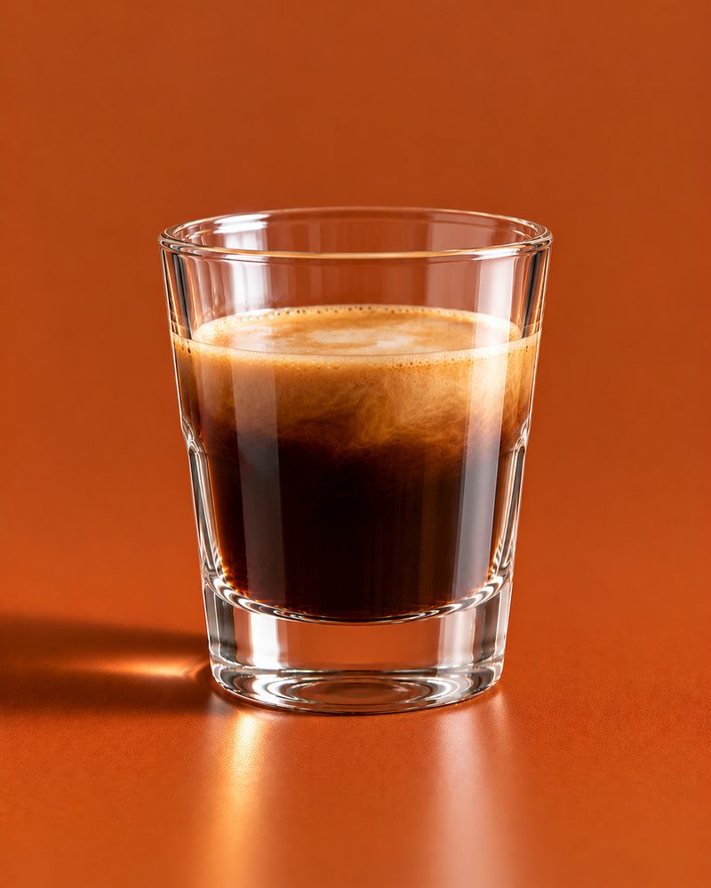 Vue en coupe : Café noisette