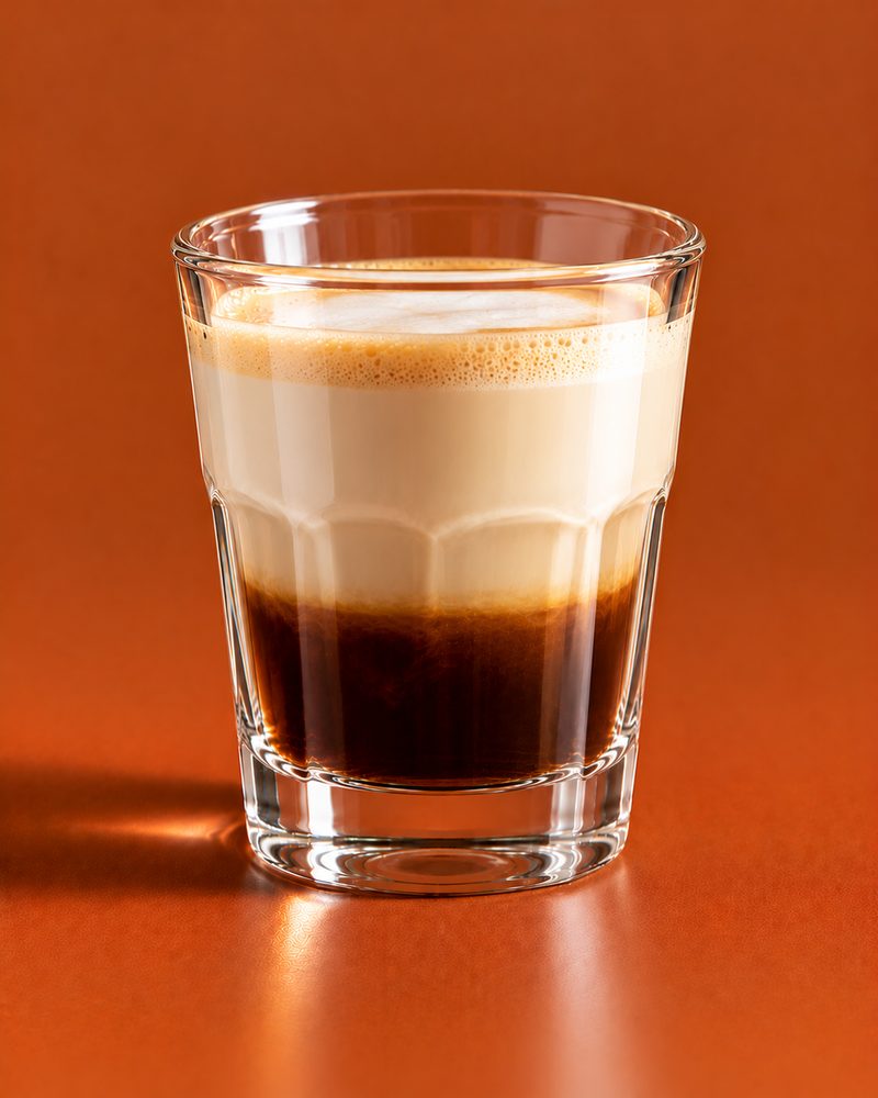 Vue en coupe : Piccolo latte