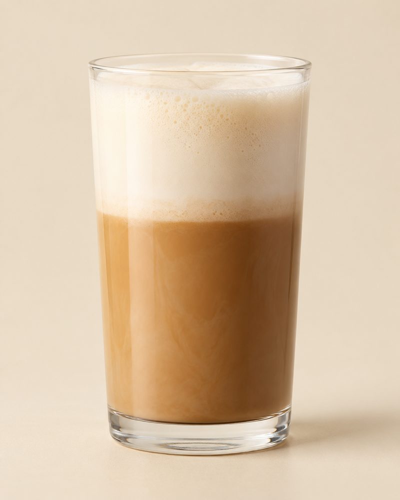Vue en coupe : Spanish latte